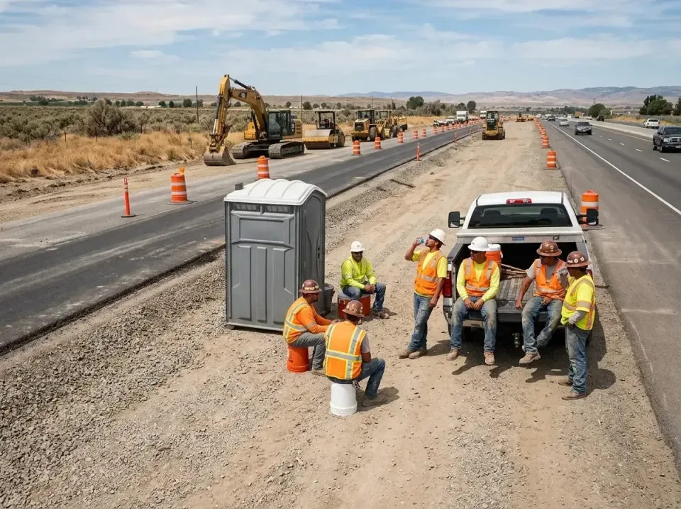 highway-road-construction-crew-007 — frequently asked questions, Porta Potty and Restroom Rentals in Murphy, MO